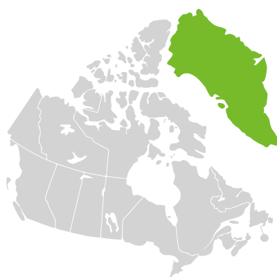 Distribution: Erigeron borealis (Vierhapper) Simms