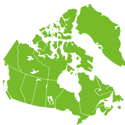 Distribution: Cornus canadensis