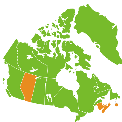 Distribution: Festuca rubra Linnaeus