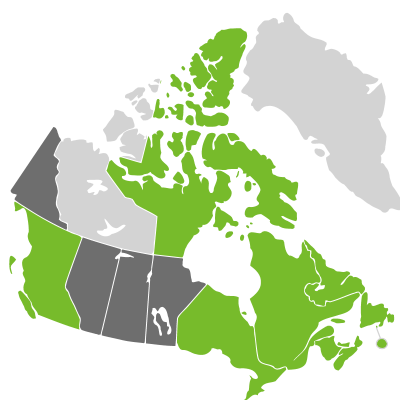 Distribution: Galium palustre Linnaeus